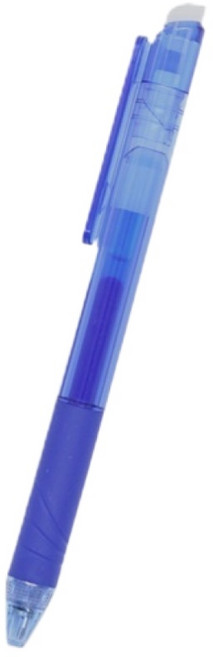 轉動擦擦筆/可擦中性筆 學生辦公多色可選 筆記會議記錄專用 魔擦原子筆【WJ0099】, 02.深藍色款, 深藍, 1個