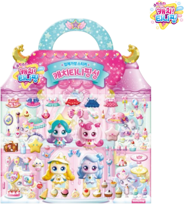 슈팅스타 캐치 티니핑 시즌5 입체가방 스티커, 1개, 캐치티니핑 성