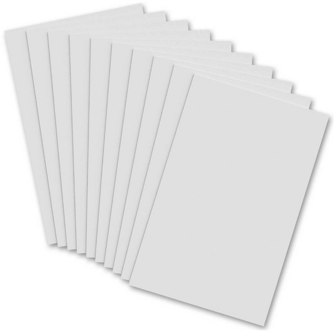 다한진 백색 포맥스판 A3(297mm420mm*2T) 두께2mm DIY용 교재용 미술용, 10개, 2mm