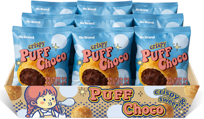 스낵큐 노브랜드 과자, 10개