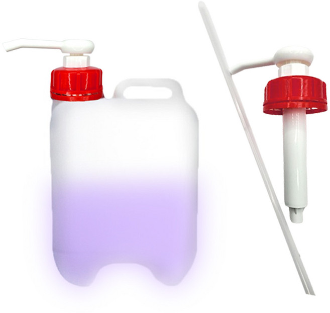 펌피파이 말통 펌프 누르는 소분용, 2개, 레드