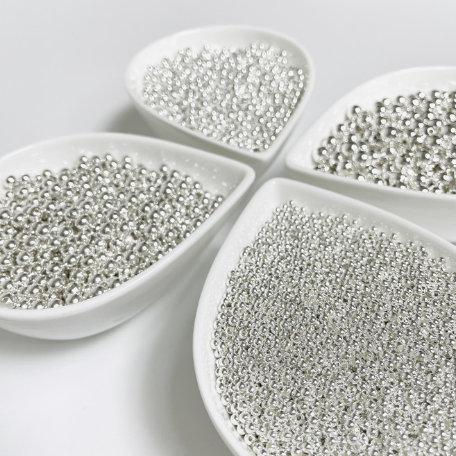 925실버 은볼 3mm 50개 비즈공예 팔찌만들기 악세사리부자재