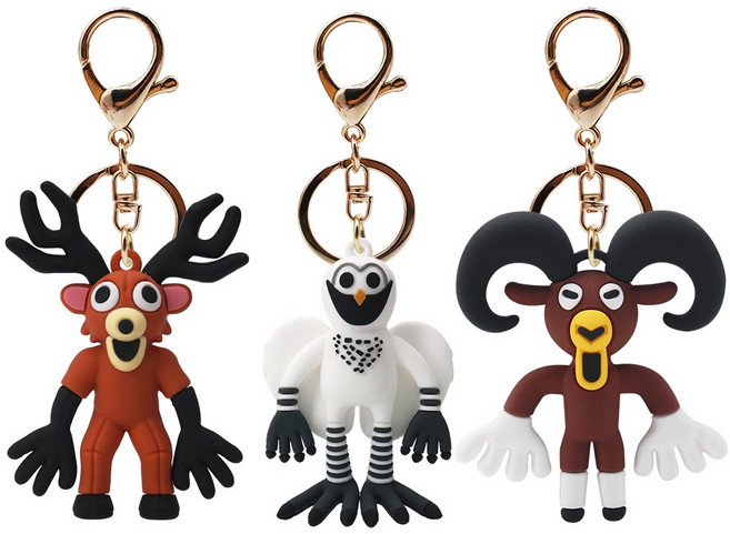 도원스타일 99일 나이트 피규어 키링 3종 세트 보스 시리즈 골드버클 가방 악세사리