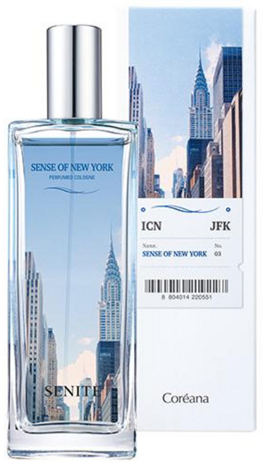 코리아나 세니떼 퍼퓸드 코롱 센스 오브 뉴욕 100ml, 1개