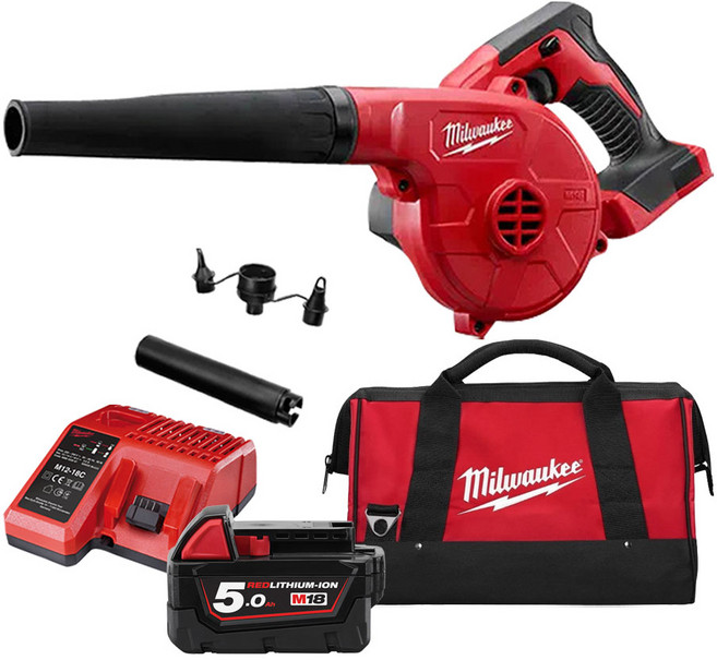 밀워키 M18 BBL-501B 충전송풍기 풀세트, 본품 + 배터리1개, 1세트, 4. M18 BBL-501B