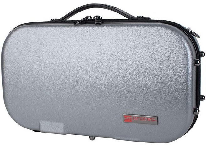 Protec 마이크로-사이즈 ABS 보호 실버 클라리넷 케이스 (BM307SX), 마이크로 사이즈 지퍼 케이스, 1개