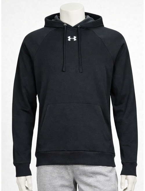 [언더아머_스포츠] 기모안감 언더아머 후드티셔츠 BLACK 남성 UA후디 TM1379757