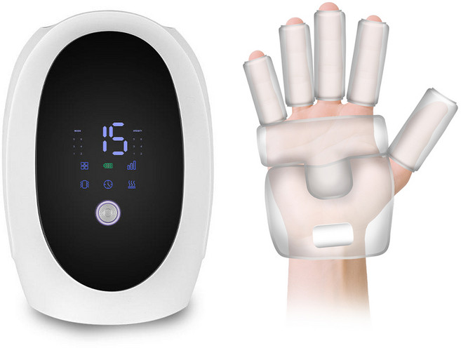 온열 손마사지기 손안마기 손가락분리형 손목마사지기 제로데이, WH