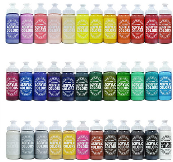 종이나라 아크릴물감 220ml (36종), 리치골드