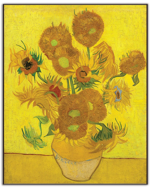 365N365 해바라기 I (중형) - 빈센트 반 고흐 세계명화 인테리어 명화그림액자 제이디포맥스