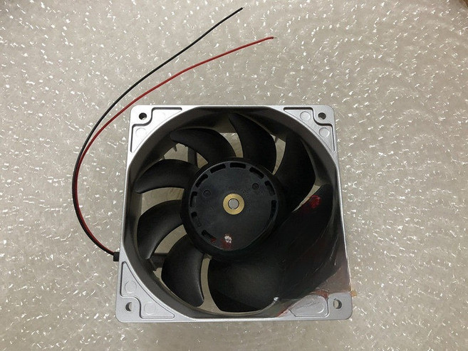 12cm 12V 냉각 팬 자동차 오토바이 수냉 라디에이터 고풍량 쿨링 팬, 단일 모델, 2_(DC12V5.4A65W)-초강력