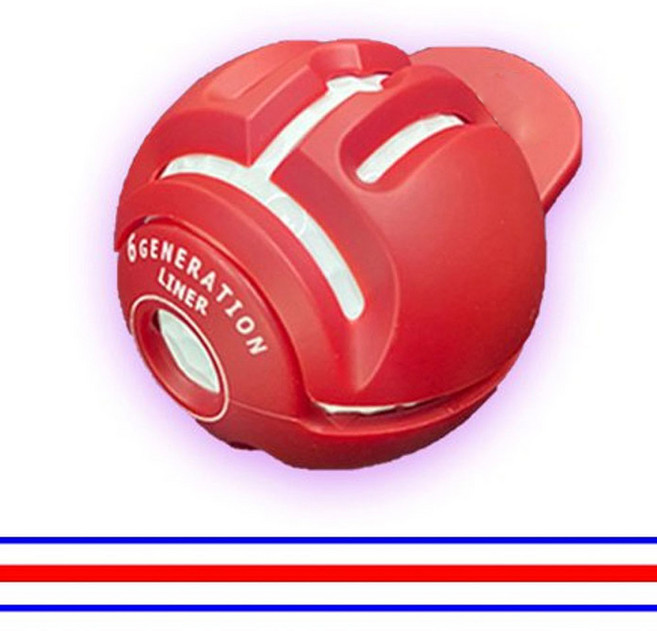 6세대 티샷용 볼라이너, 로즈 무광, 1개