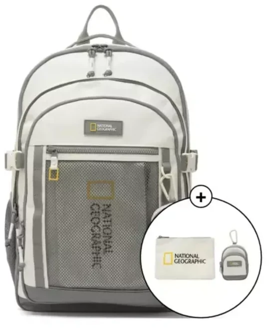 파치 백팩 N241ABG010, 그레이(090), 23L