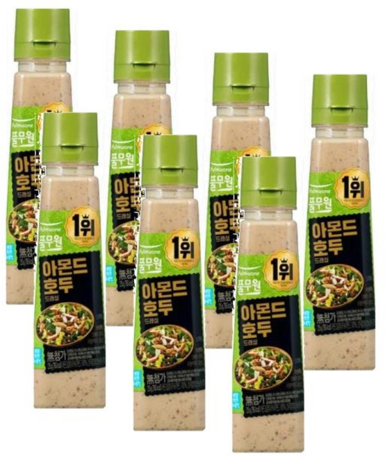 풀무원 아몬드 앤 호두 드레싱, 225g, 7개