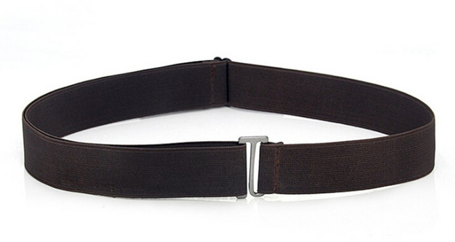 아웃도어 벨트 새로운 허리띠 여성 보이지 않는 버클 여성을위한 플라스틱 편안한 탄성 남성 조정 가능한 청바지에 대한 쇼 웹 없음