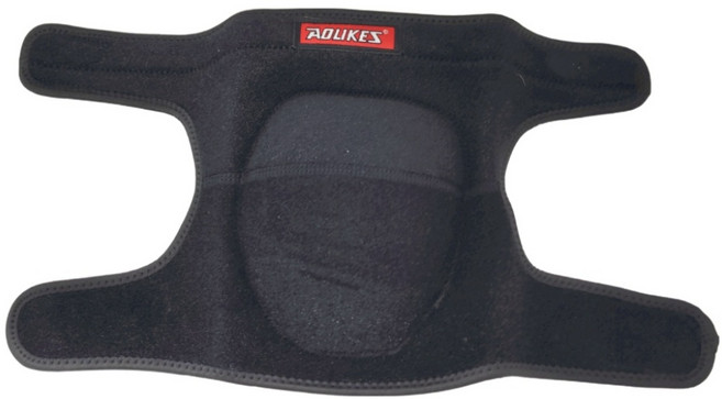 AOLIKES 奧力克斯 海綿護膝 0216, 黑色, 1雙