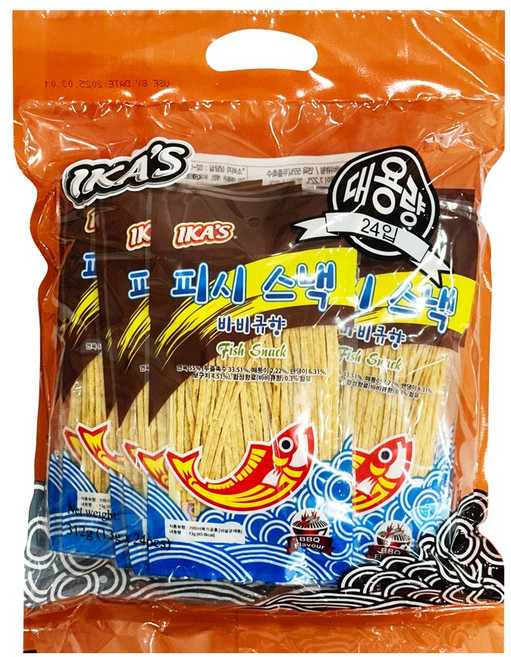 피시스낵 바비큐향, 13g