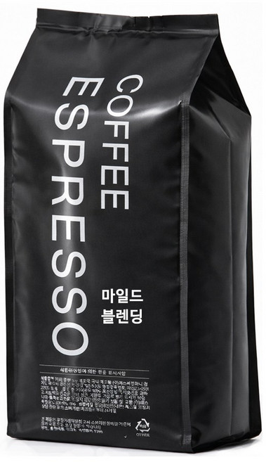 커피에스프레소 마일드 블렌딩 원두커피, 1개, 1kg, 홀빈(분쇄안함)