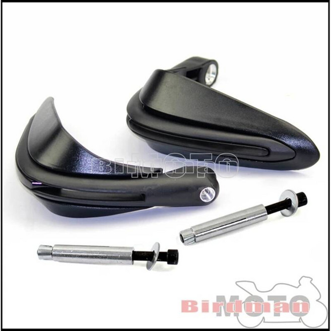 윈드 쉴드 너클 가드 핸들 바 커버 바람막이 Universal Motorcycle 7/8 22mm Handlebar Handguard 혼다 야마하 스즈키 가와사키 두카티 Str, matte black