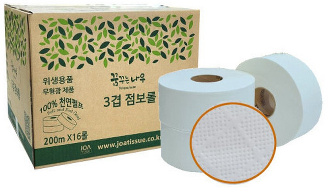 점보롤티슈3겹 실크 천연펄프 16롤 100%천연펄프 신상특가, 16개, 1롤, 1cm