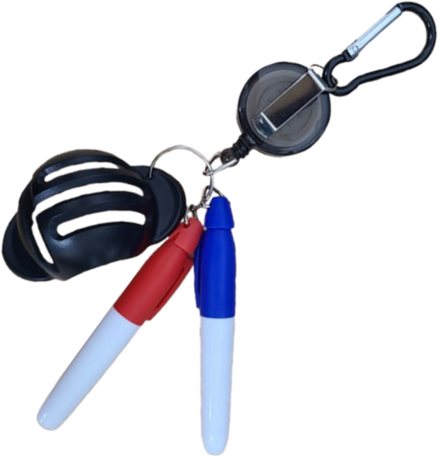 룰루레빗 골프 최적화 쭉 늘어나는 릴홀더 골프공 라이너, 1개, 올인원