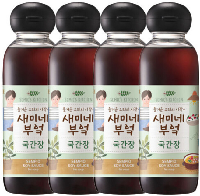 새미네부엌 국간장, 450ml, 4개