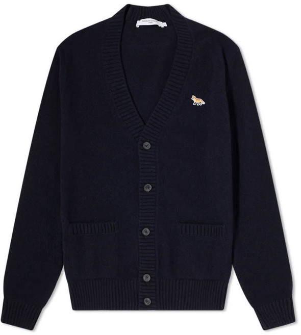 21FW 메종키츠네 베이비 폭스 패치 가디건 HM00501KT1006 P480