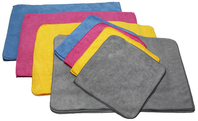 카모아 국산 세차타올 드라잉타올 버핑타올 실내외용 다용도타올(큐빅) 5P, 40x40, 5개, 그레이