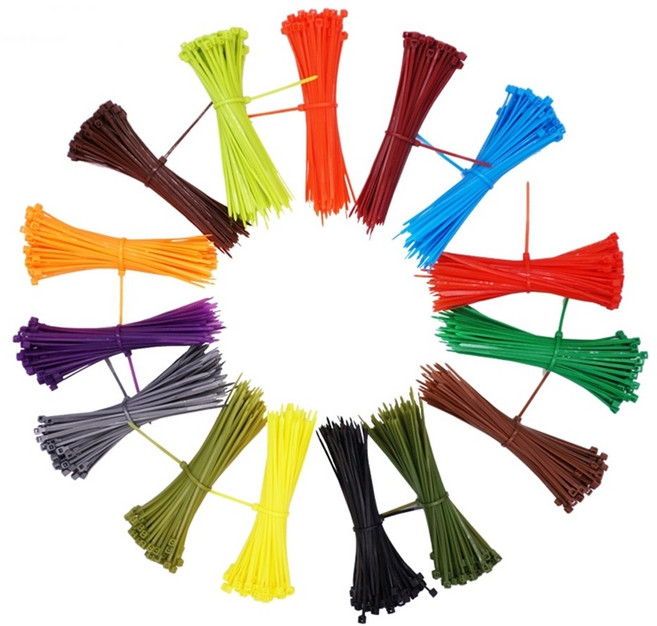 [파츠키츠] 나일론 칼라 케이블타이 2.5x100mm 이어폰 전선정리 낱개판매, 오렌지 (2.5 x 100mm), 오렌지, 1개