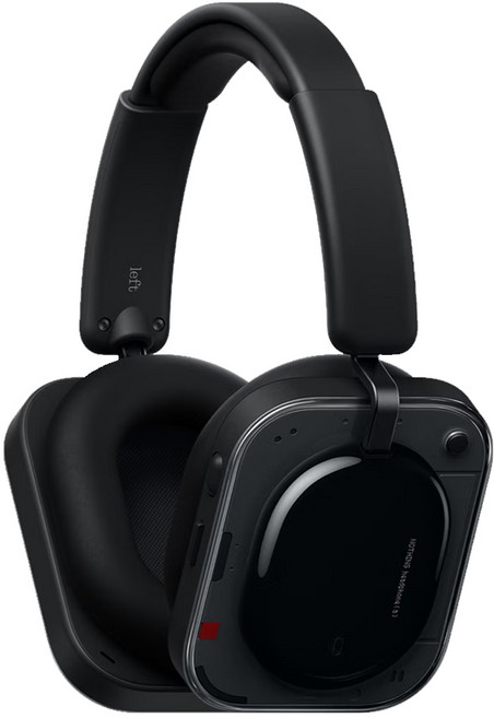낫싱 낫띵 Nothing headphone (a) 노이즈 캔슬링 블루투스 헤드폰 LDAC 지원, 블랙