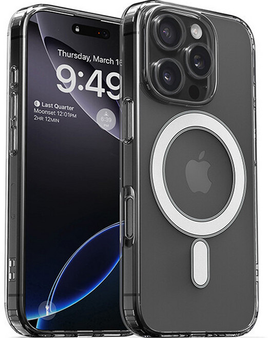 아이엔조이 아이폰 갤럭시 S 초강력 젤리 하드 투명 마그네틱 맥세이프 휴대폰 케이스 INJ-MSC01