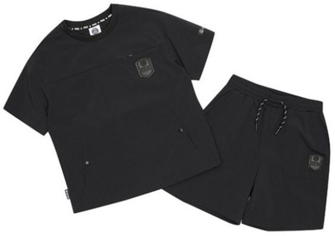 7층 에스핏 주니어 평촌점 여름 상품 PSG 나일론 4부 세트 블랙 (SJZ304MFTR72)