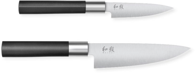 카이지루시 와사비 주방 칼 2종 세트 조리 도구 추천 스텐 나이프/식칼 과도.미니중식도.셰프.쉐프.나키리 이유식/정육/고기, 과도+셰프(150mm), 1개