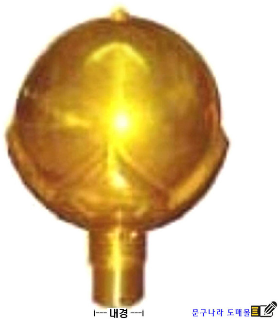 칠성사 국기봉 자루구멍15mm 봉57mm 황금색 플라스틱 가정용