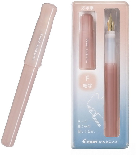 파이롯트 카쿠노 마도로미 만년필 (선물팩), 핑크 (마도로미), F