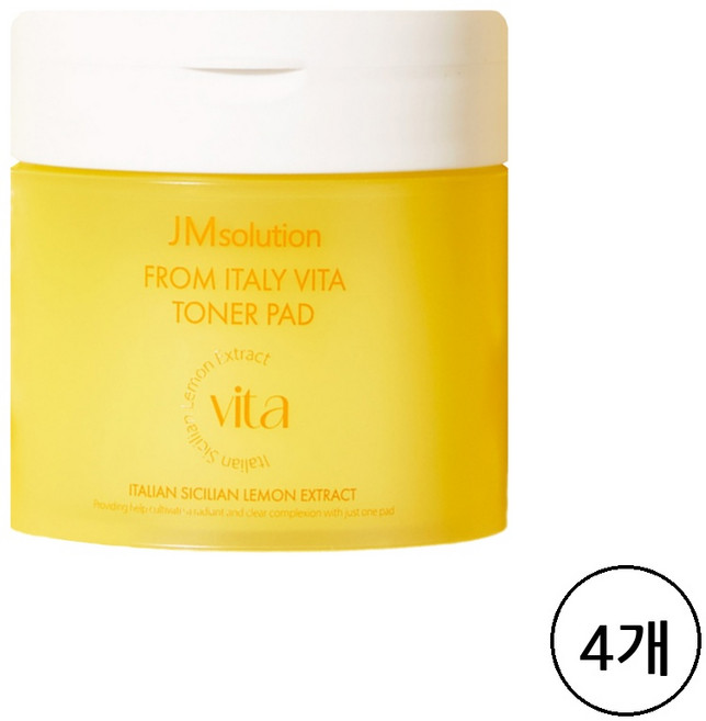 제이엠솔루션 프롬 이탈리 비타 토너패드 150ml 70매, 70매입, 4개