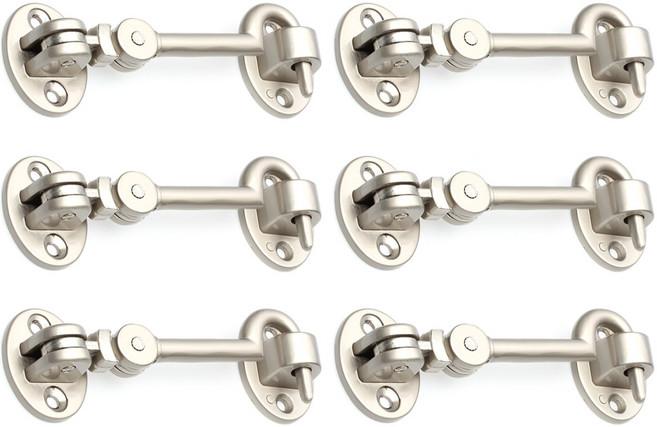 성원기업 아연 관절걸쇠(아오리정) 4인치 실버 소, 6개