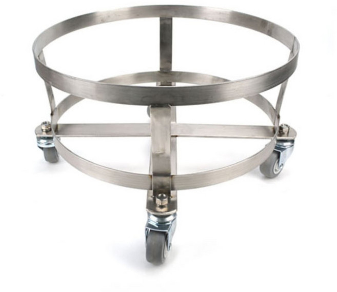 뜨거운 육수통 식깡 운반용 스텐 원통 카트(지름42cm 7호) 이동식 산업용, 1개