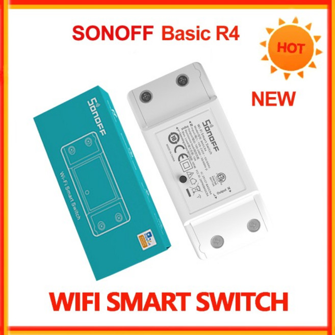 SONOFF Basic R4 스마트 스위치 Wifi 무선 홈 원격 제어 타이머 DIY (Ewelink 앱 사용 Alexa 및 Google 연