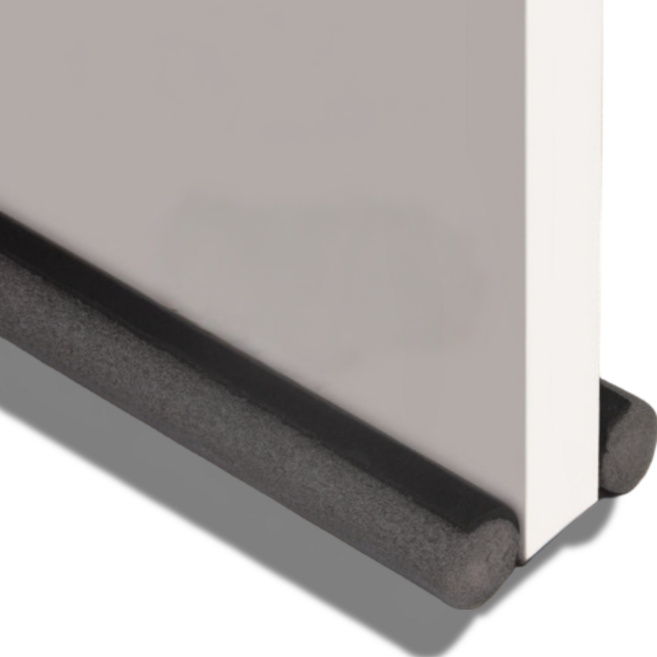 [샤인릿] 무타공 방문틈새막이 방풍 소음 바람 불빛 벌레 틈새 완벽차단, 1개, 매트블랙, 95cm