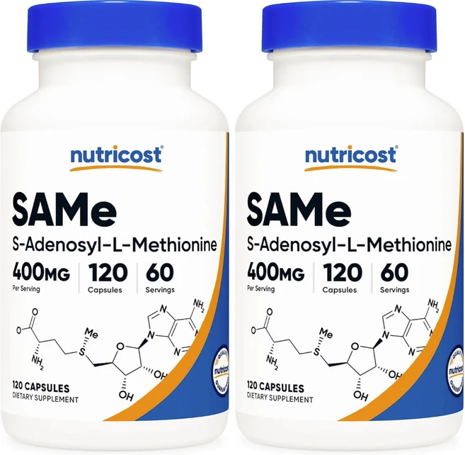 뉴트리코스트 SAM-e 400mg 120캡슐 2병, 120정, 2개 - 쿠팡