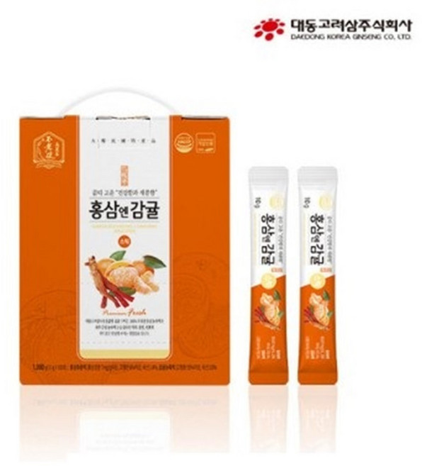 홍삼엔감귤 홍삼스틱 액상감귤 감귤 홍삼스틱 맛있는간식 100포 선물, 1kg, 1개