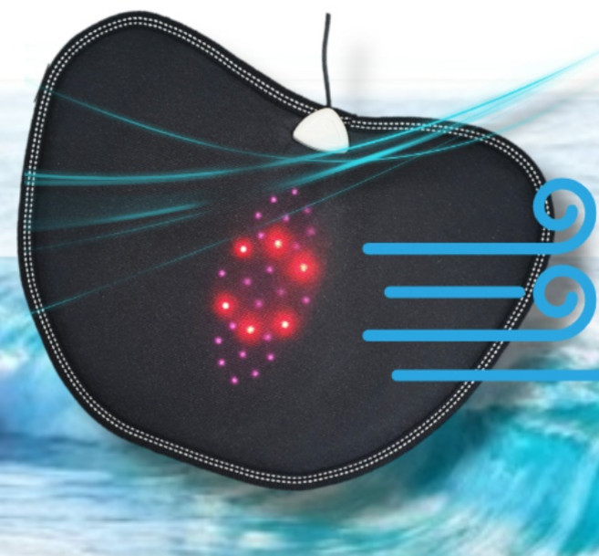 근적외선 기능성 방석 수험생 가정용 생리통 온열 방석, 근적외선 기능방석 굿체어블랙