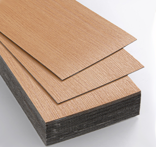 믿음직함 접착식 직사각 장판 우드 데코타일 20장, 20개, PVC 허니 티크