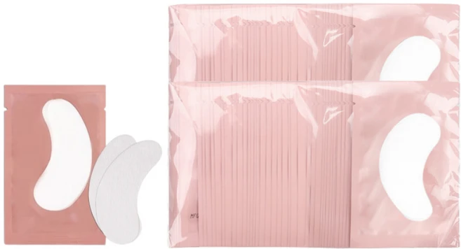 다있뷰 속눈썹펌 핑크 아이패치(1쌍) 100개 속눈썹연장 - 쿠팡