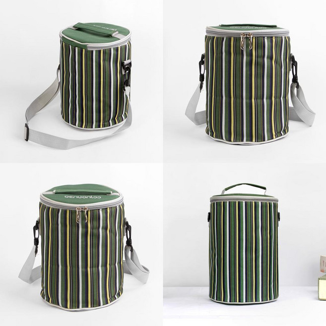 HY 보온보냉 아이스백 그린 8리터 캠핑용보냉백 아이스박스 아이스가방