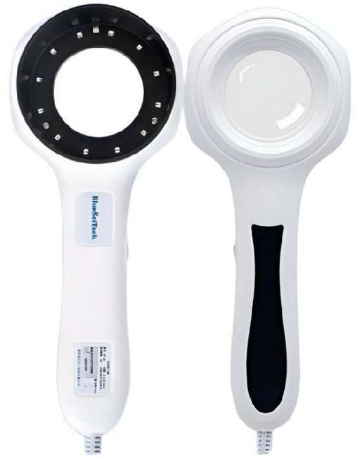 백반 우드등 UV LED 피부 홈케어 램프 검사 반점 가정용 초기 확대경 돋보기형 금은방, 16-20W, 2. 뉴 모델 UV필터 플러그인