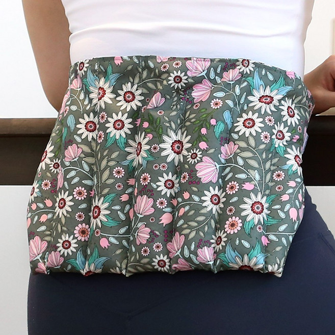 애슬라 허브 복부 허리 찜질팩 일반형 모던 플라워 ZH-W1, 1개