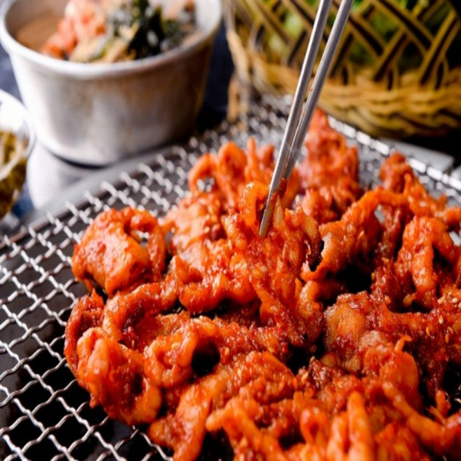 국내산 직화무뼈닭발 양념닭발 불맛, 1개, 900g