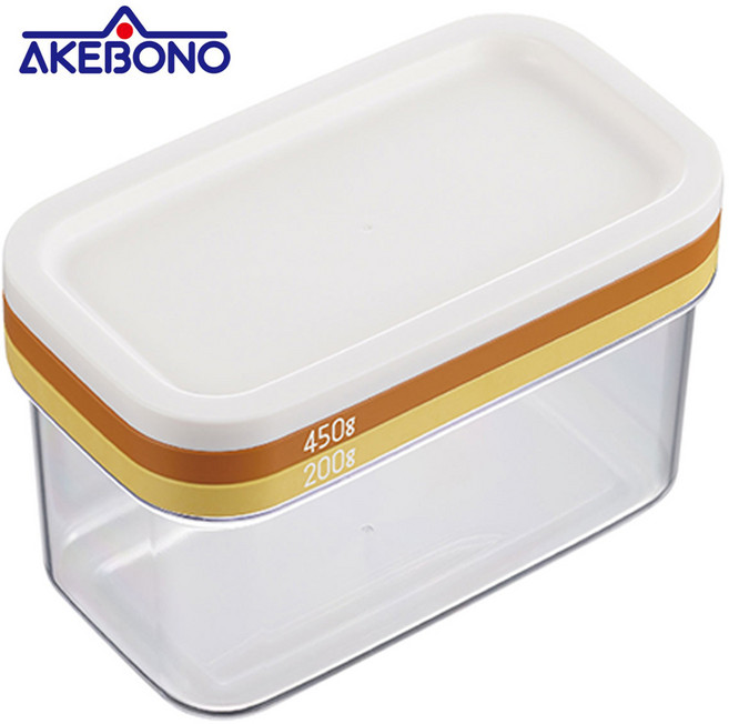 아케보노 버터케이스 대, 대형(투명), 1개